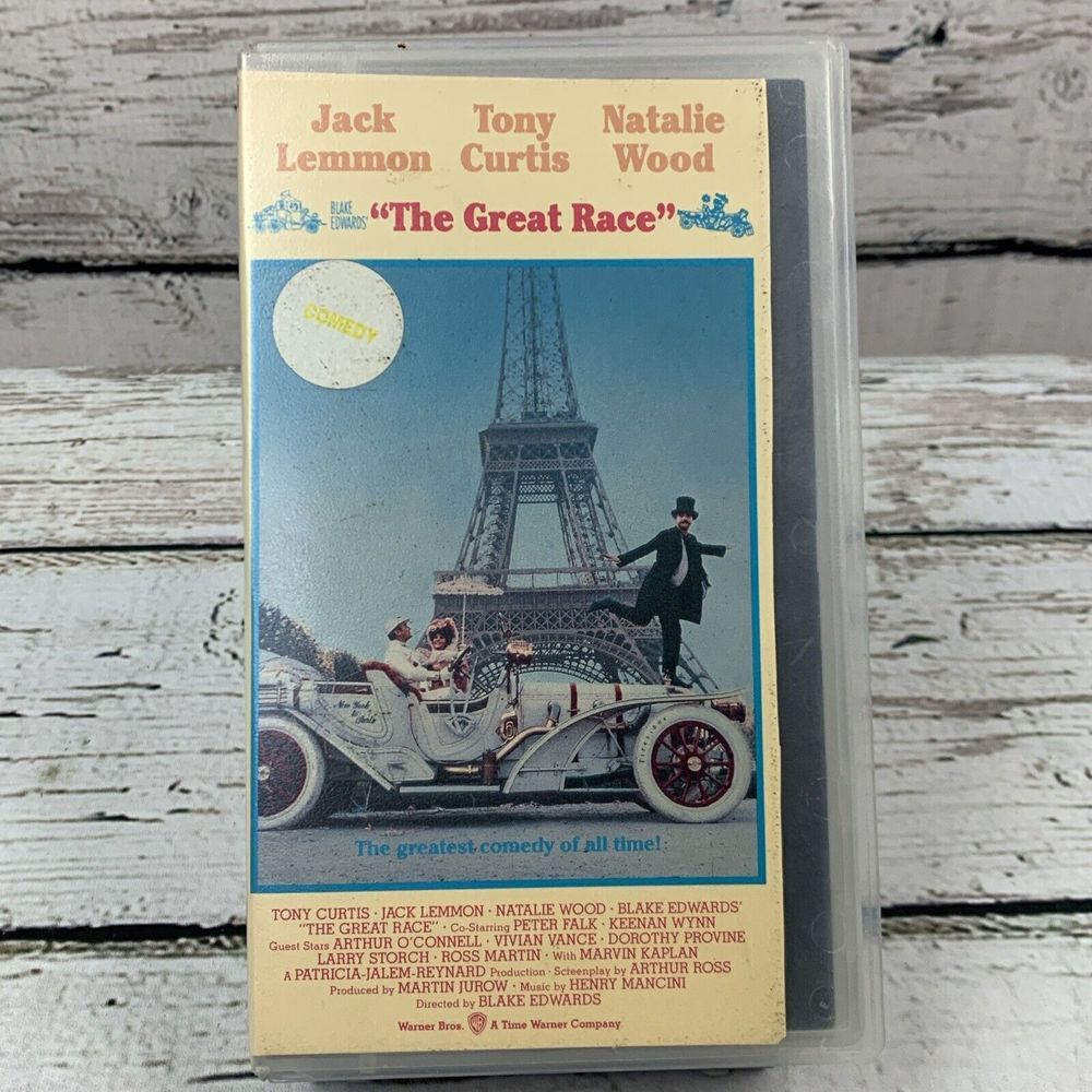 The Great Race [1965 VHS 1990 Realease] Jack Lemmon Tony‎ Curtis Natalie Wood